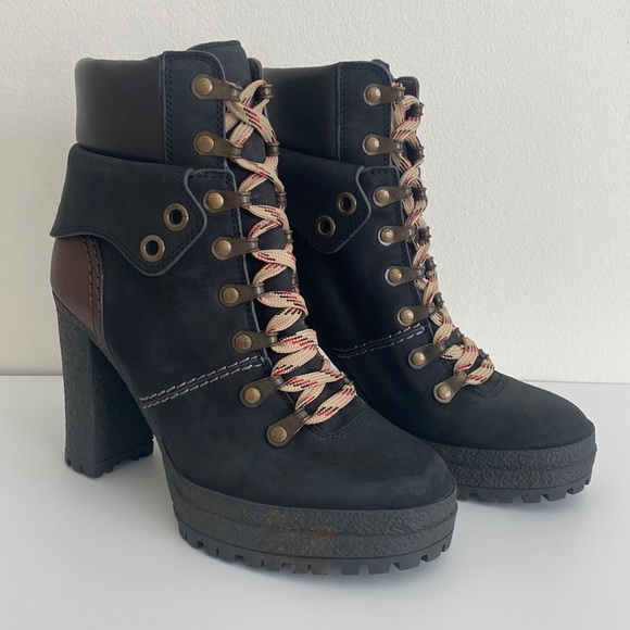 See By Chloe Shoes - See by Chloe Eileen Heel Boots Sz 5 US/35 EU